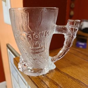 Flintstones McDonalds Collectible Mug Cup GLASS
